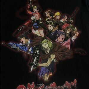 Kabaneri Anime Graphic Black T-Shirt